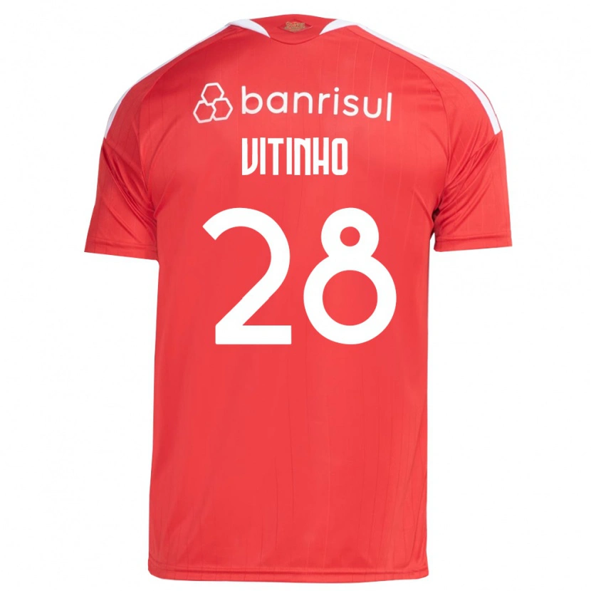 DanxenメンズVitinho#28白赤ホームシャツ2026/27ジャージーユニフォーム