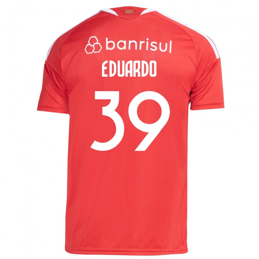 Danxenメンズカルロス・エドゥアルド・デ・オリベイラ・アウベス#39白赤ホームシャツ2026/27ジャージーユニフォーム