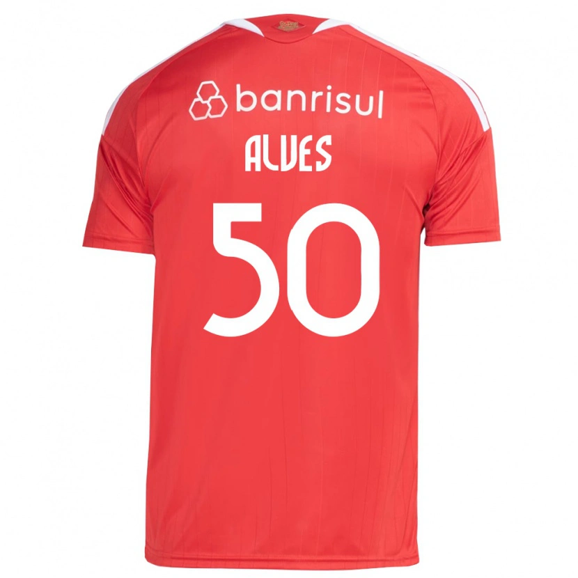 DanxenメンズKauan Alves#50白赤ホームシャツ2026/27ジャージーユニフォーム