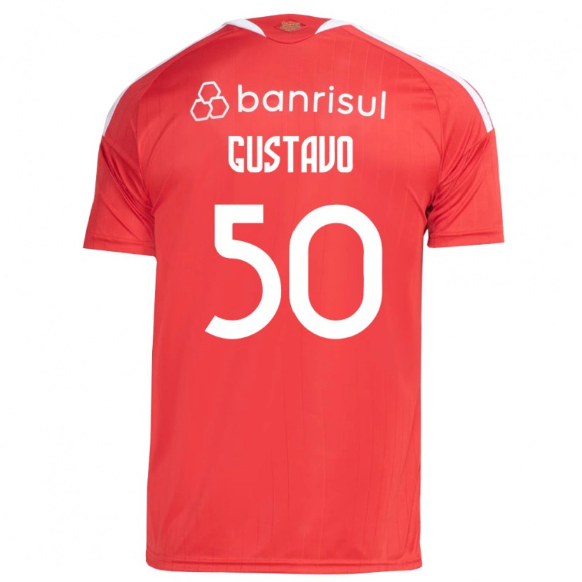 DanxenメンズGustavo#50白赤ホームシャツ2026/27ジャージーユニフォーム