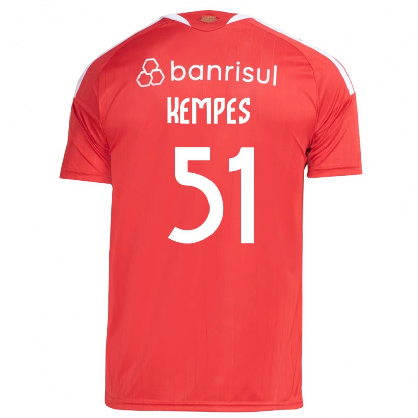 DanxenメンズKempes#51白赤ホームシャツ2026/27ジャージーユニフォーム