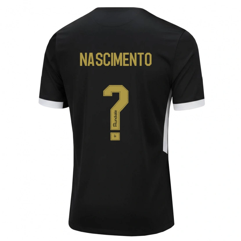 DanxenメンズRuan Nascimento#0黒白黄ホームシャツ2026/27ジャージーユニフォーム