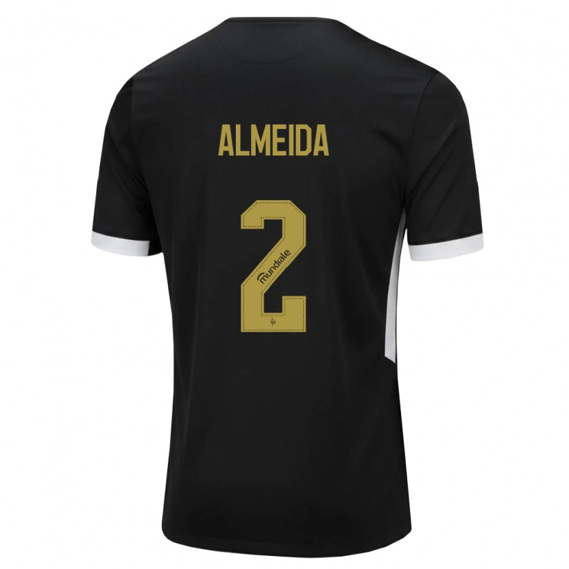 DanxenメンズSamuel Almeida#2黒白黄ホームシャツ2026/27ジャージーユニフォーム
