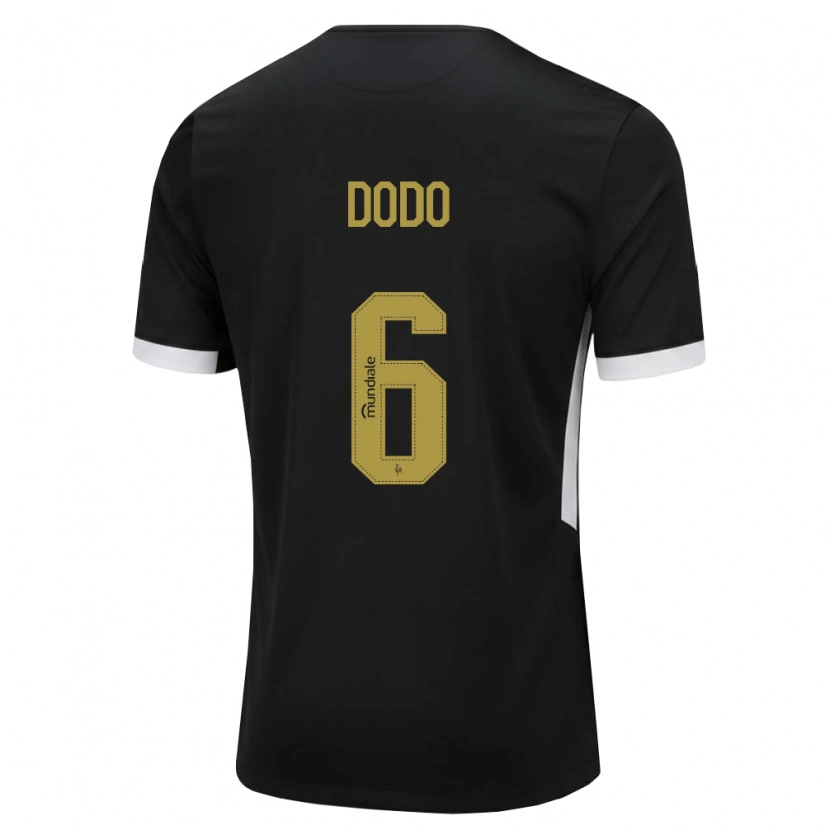 DanxenメンズDodo#6黒白黄ホームシャツ2026/27ジャージーユニフォーム