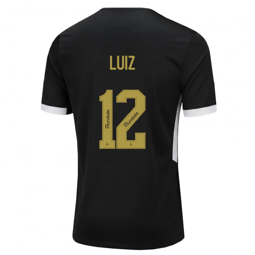 DanxenメンズEstevan Luiz#12黒白黄ホームシャツ2026/27ジャージーユニフォーム
