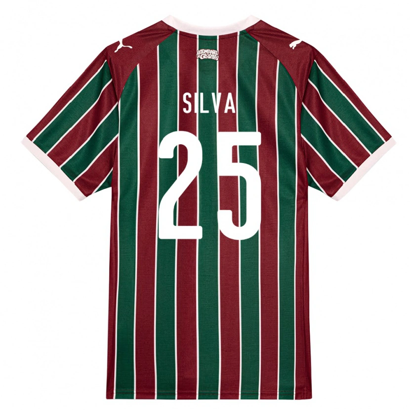 DanxenメンズJulia Silva#25緑バーガンディ白ホームシャツ2026/27ジャージーユニフォーム