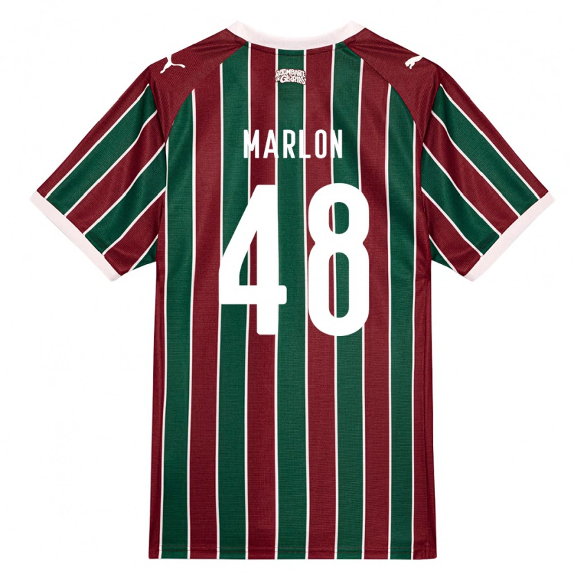 DanxenメンズMarlon#48緑バーガンディ白ホームシャツ2026/27ジャージーユニフォーム