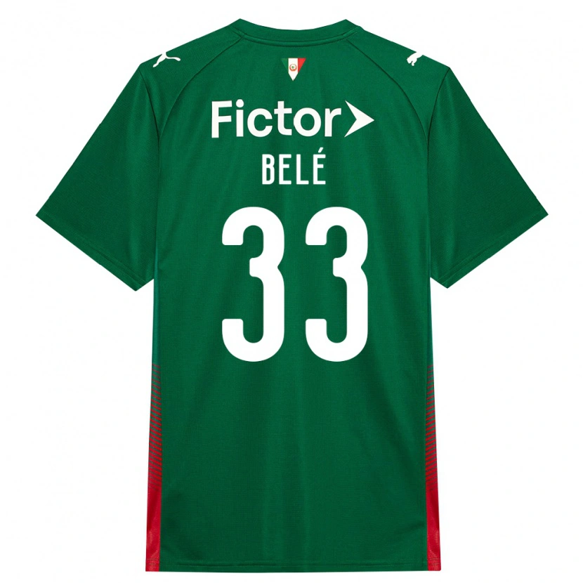 DanxenメンズErick Belé#33緑赤白ホームシャツ2026/27ジャージーユニフォーム