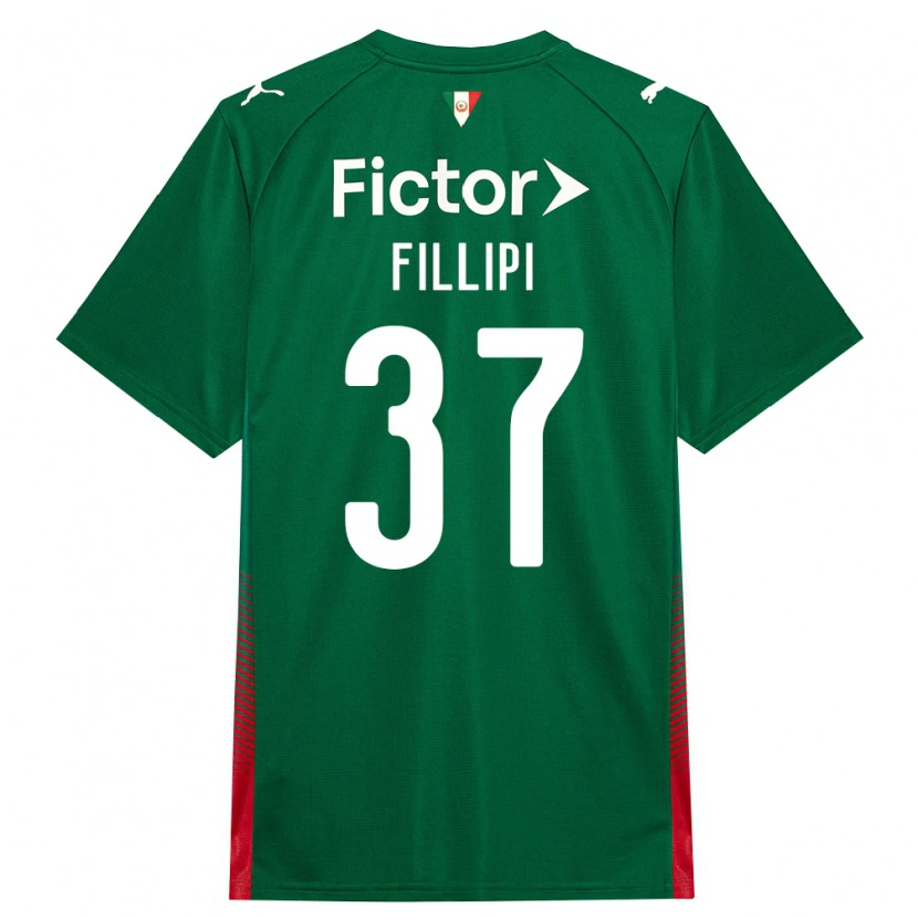 DanxenメンズRiquelme Fillipi#37緑赤白ホームシャツ2026/27ジャージーユニフォーム