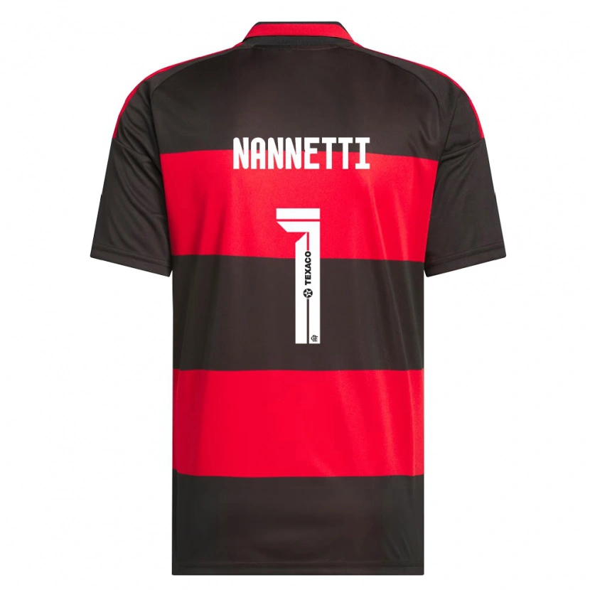 DanxenメンズLéo Nannetti#1赤黒白ホームシャツ2026/27ジャージーユニフォーム