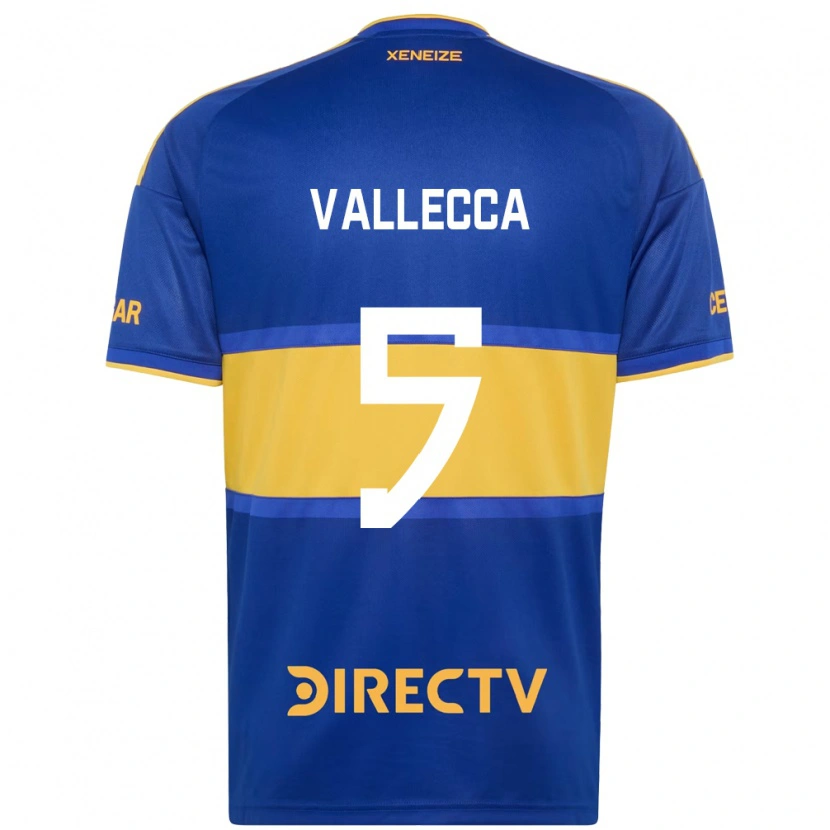 DanxenメンズSantiago Vallecca#5ロイヤルブルー黄ホームシャツ2026/27ジャージーユニフォーム