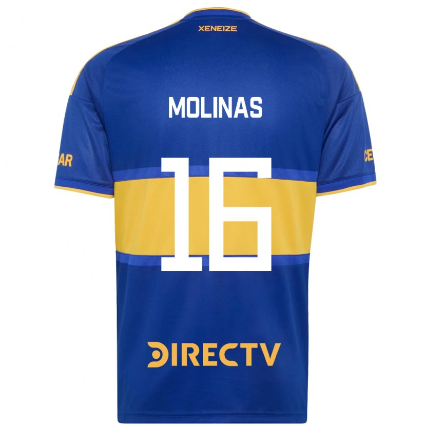 DanxenメンズAaron Molinas#16ロイヤルブルー黄ホームシャツ2026/27ジャージーユニフォーム