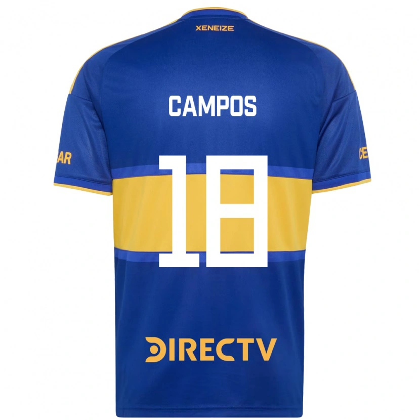 DanxenメンズBrisa Campos#18ロイヤルブルー黄ホームシャツ2026/27ジャージーユニフォーム