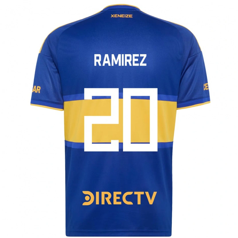 DanxenメンズJuan Ramírez#20ロイヤルブルー黄ホームシャツ2026/27ジャージーユニフォーム