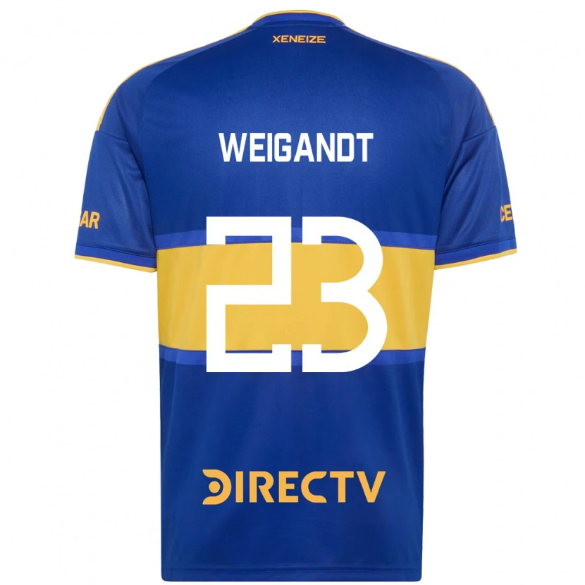 DanxenメンズMarcelo Weigandt#23ロイヤルブルー黄ホームシャツ2026/27ジャージーユニフォーム