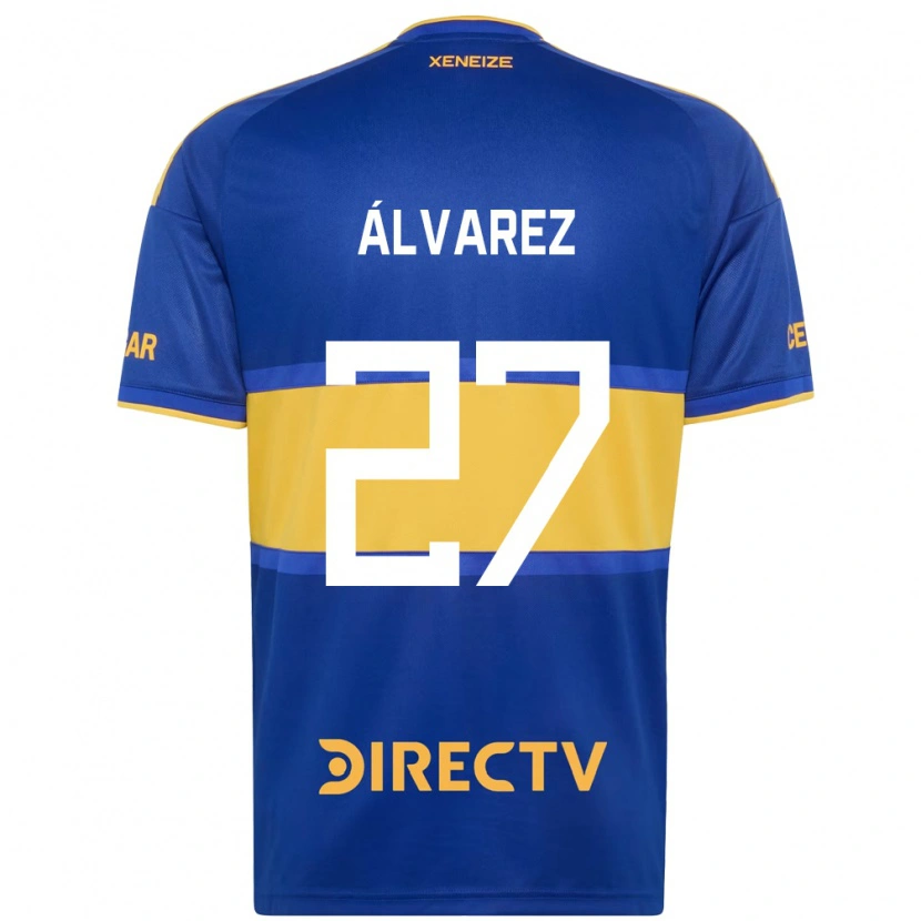 DanxenメンズVioleta Álvarez#27ロイヤルブルー黄ホームシャツ2026/27ジャージーユニフォーム