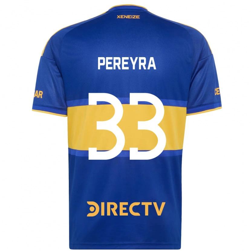 DanxenメンズAraceli Pereyra#33ロイヤルブルー黄ホームシャツ2026/27ジャージーユニフォーム