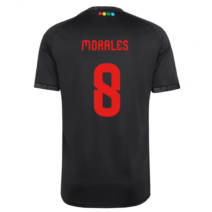 DanxenメンズCristopher Morales#8黒赤アウェイシャツ2026/27ジャージーユニフォーム