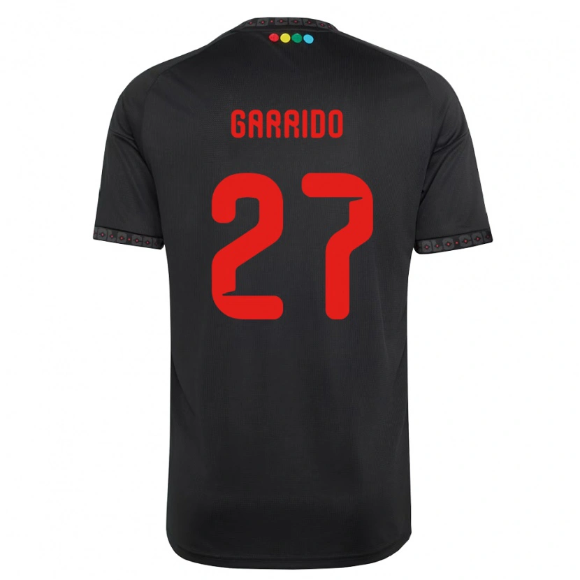 DanxenメンズFranco Garrido#27黒赤アウェイシャツ2026/27ジャージーユニフォーム