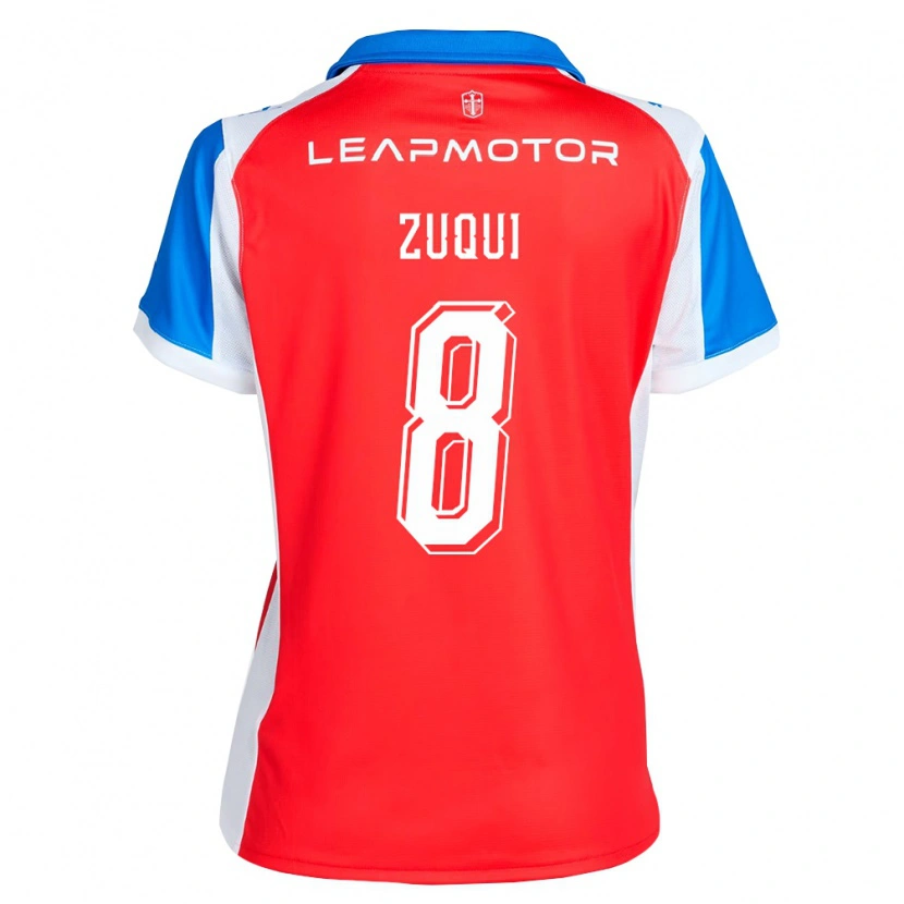 DanxenメンズFernando Zuqui#8赤青アウェイシャツ2026/27ジャージーユニフォーム