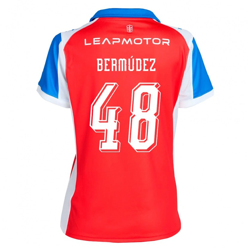 DanxenメンズDiego Bermúdez#48赤青アウェイシャツ2026/27ジャージーユニフォーム