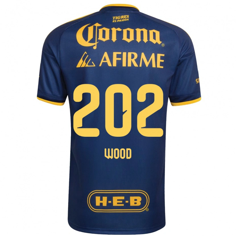 DanxenメンズYael Wood#202ロイヤルブルー黄アウェイシャツ2026/27ジャージーユニフォーム