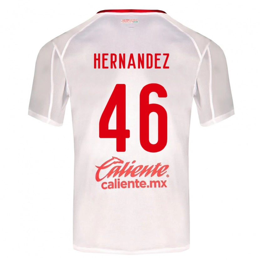DanxenメンズCarlos Hernández#46白緑赤アウェイシャツ2026/27ジャージーユニフォーム