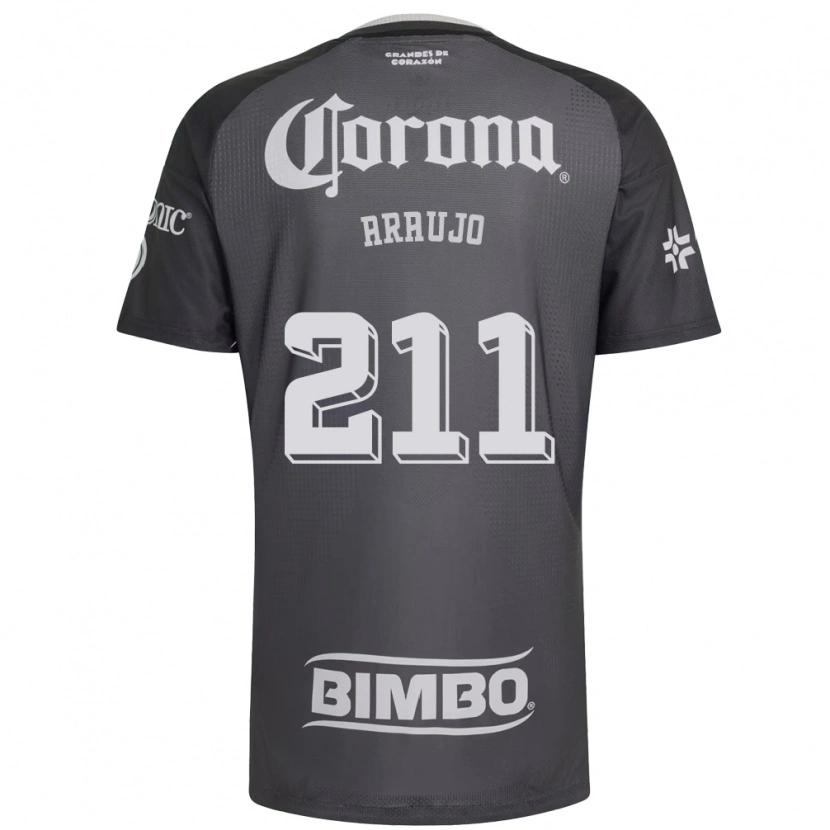 DanxenメンズAndrés Araujo#211灰色白黒アウェイシャツ2026/27ジャージーユニフォーム