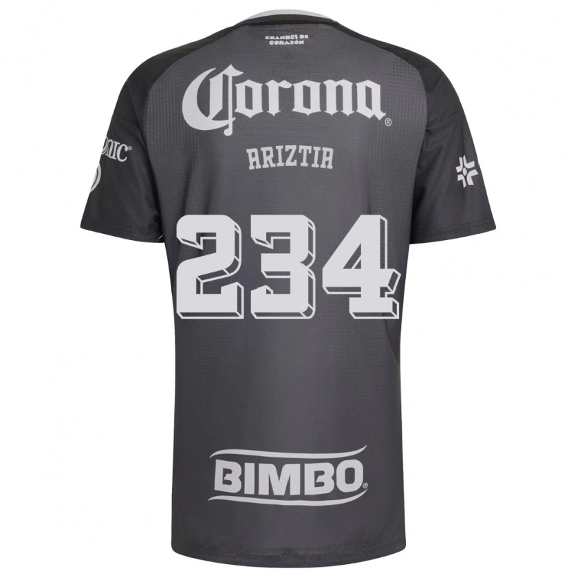 DanxenメンズÍñigo Ariztia#234灰色白黒アウェイシャツ2026/27ジャージーユニフォーム