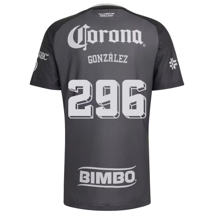 DanxenメンズRicardo González#296灰色白黒アウェイシャツ2026/27ジャージーユニフォーム