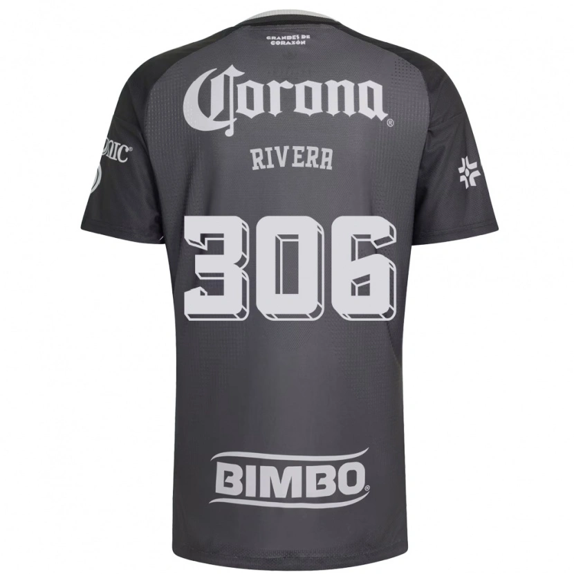DanxenメンズMiguel Rivera#306灰色白黒アウェイシャツ2026/27ジャージーユニフォーム
