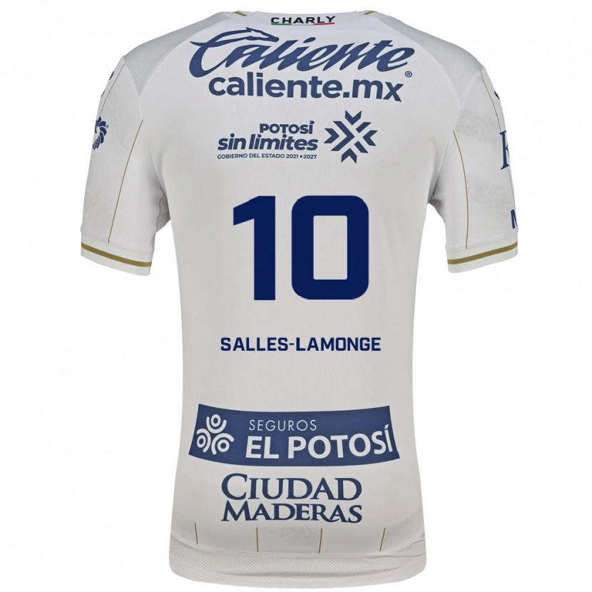 DanxenメンズSébastien Salles-Lamonge#10白青アウェイシャツ2026/27ジャージーユニフォーム
