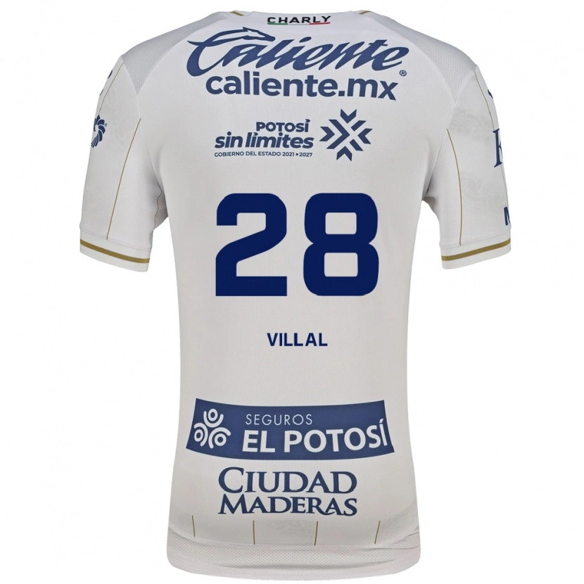 DanxenメンズJonantán Villal#28白青アウェイシャツ2026/27ジャージーユニフォーム