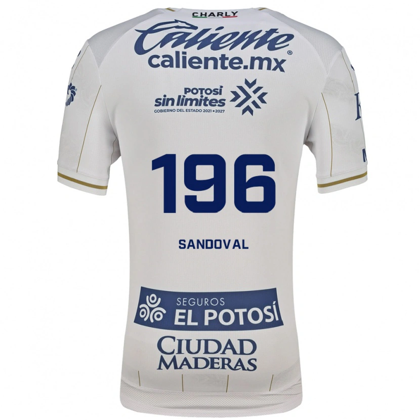 DanxenメンズAlan Sandoval#196白青アウェイシャツ2026/27ジャージーユニフォーム