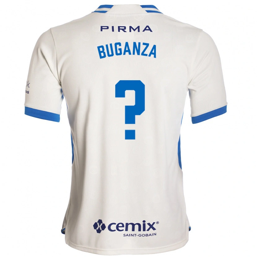 DanxenメンズFranco Buganza#0白青赤アウェイシャツ2026/27ジャージーユニフォーム