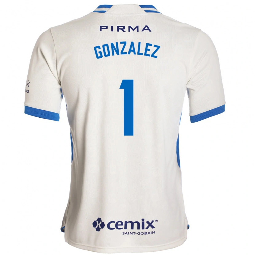 DanxenメンズItzayana Gonzalez#1白青赤アウェイシャツ2026/27ジャージーユニフォーム