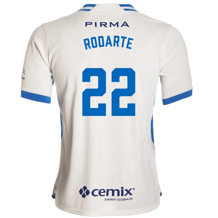 DanxenメンズJorge Rodarte#22白青赤アウェイシャツ2026/27ジャージーユニフォーム