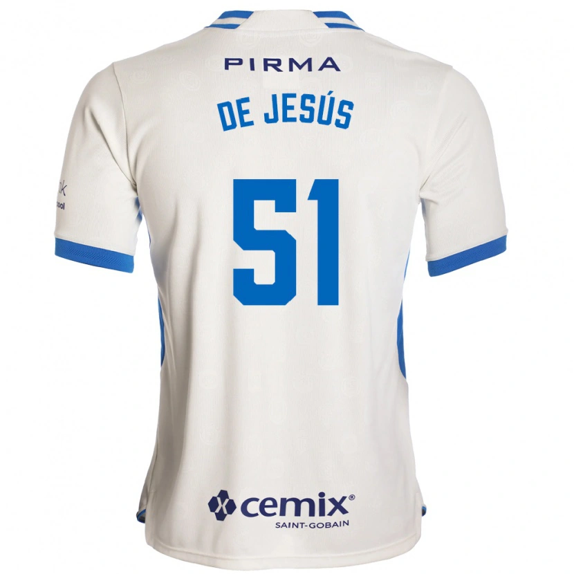 DanxenメンズLuis De Jesús#51白青赤アウェイシャツ2026/27ジャージーユニフォーム