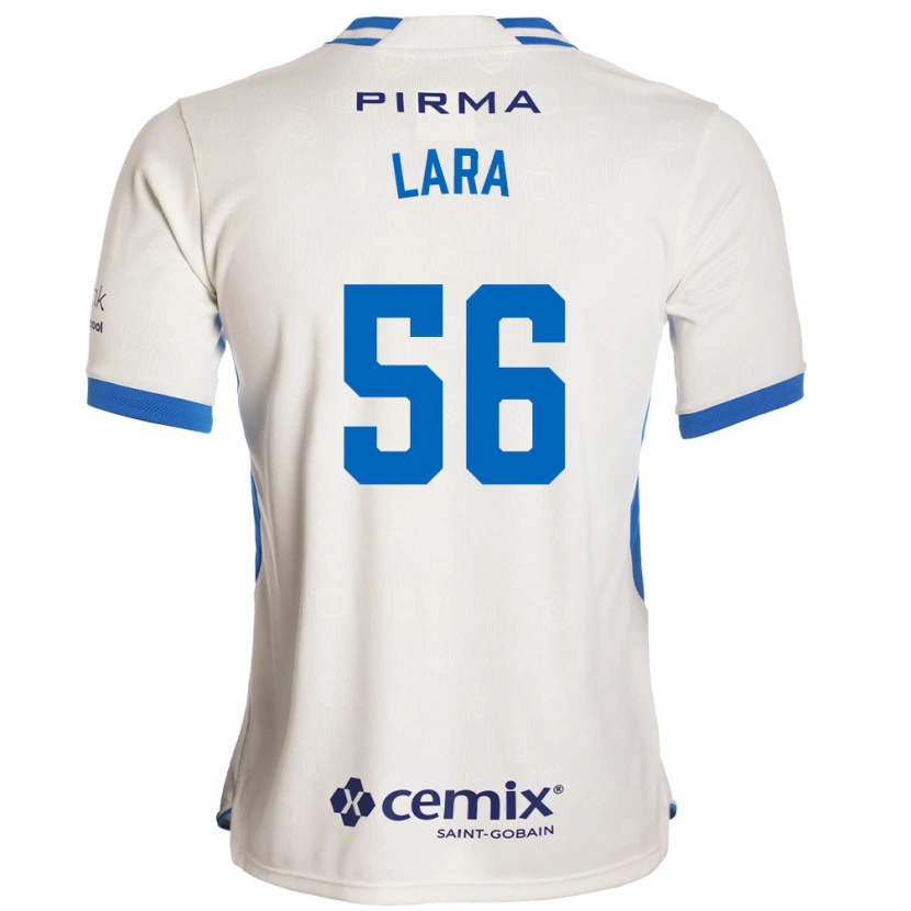 DanxenメンズJesús Lara#56白青赤アウェイシャツ2026/27ジャージーユニフォーム
