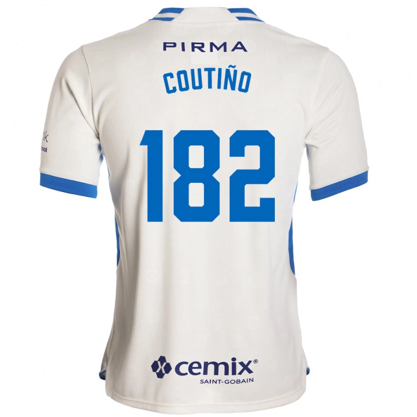 DanxenメンズSantiago Coutiño#182白青赤アウェイシャツ2026/27ジャージーユニフォーム