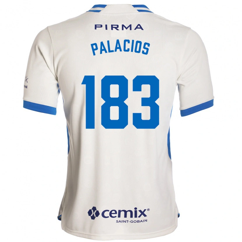 DanxenメンズKelvin Palacios#183白青赤アウェイシャツ2026/27ジャージーユニフォーム