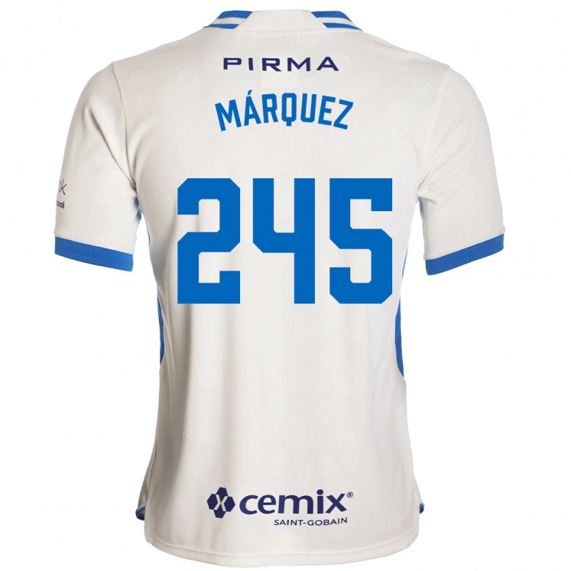 DanxenメンズVíctor Márquez#245白青赤アウェイシャツ2026/27ジャージーユニフォーム