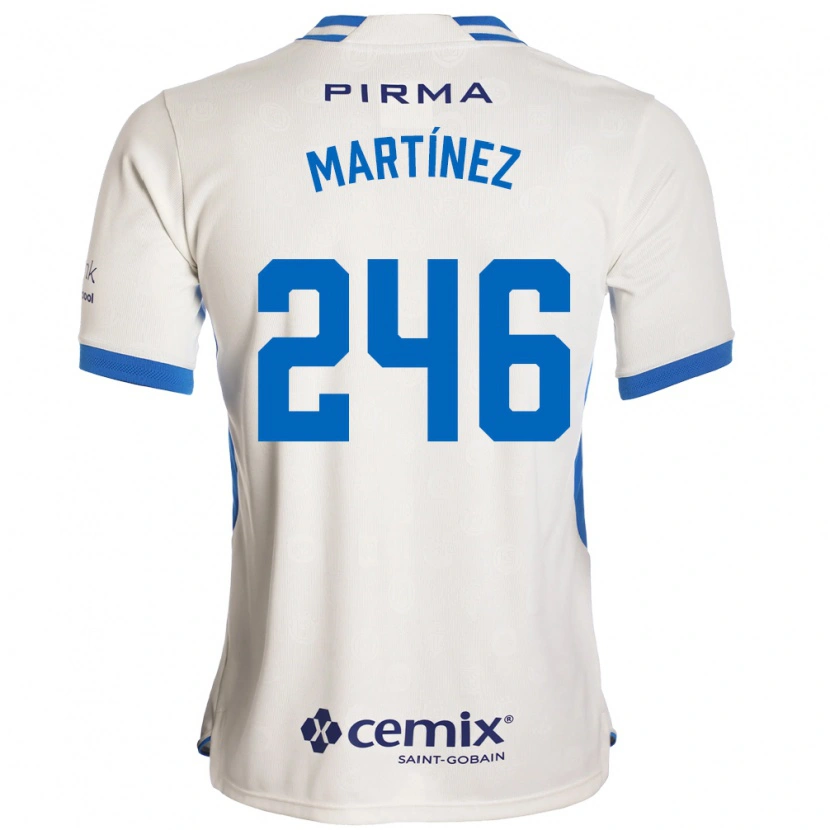DanxenメンズRey Martínez#246白青赤アウェイシャツ2026/27ジャージーユニフォーム