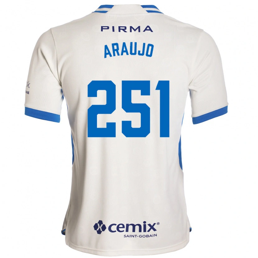 DanxenメンズFrancisco Araujo#251白青赤アウェイシャツ2026/27ジャージーユニフォーム