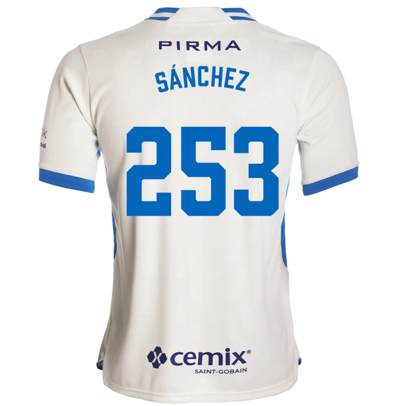 DanxenメンズPablo Sánchez#253白青赤アウェイシャツ2026/27ジャージーユニフォーム