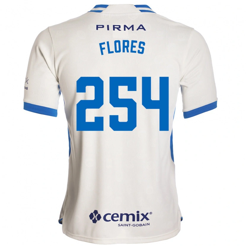 DanxenメンズDerek Flores#254白青赤アウェイシャツ2026/27ジャージーユニフォーム
