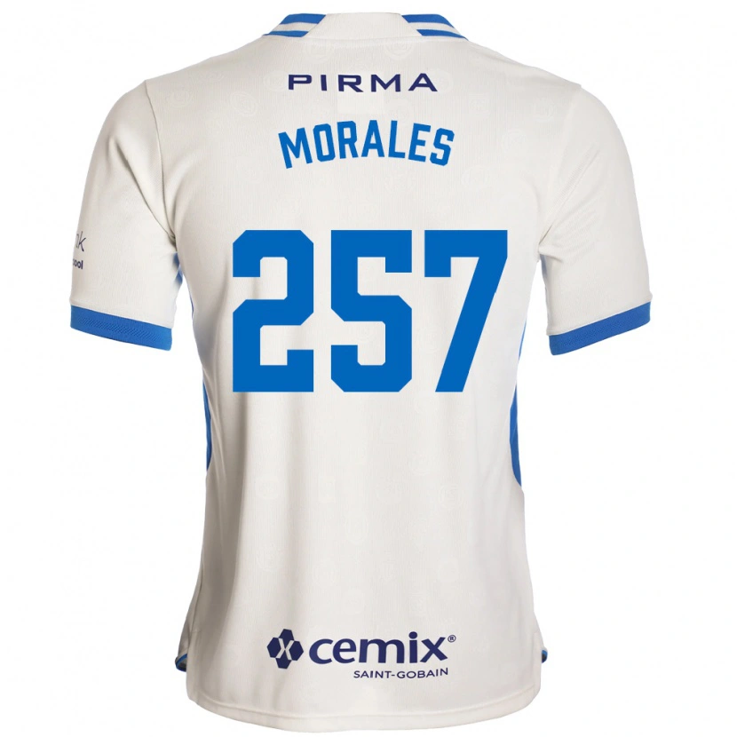 DanxenメンズDiego Morales#257白青赤アウェイシャツ2026/27ジャージーユニフォーム