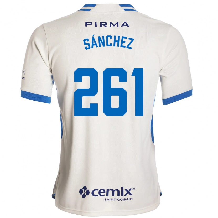 DanxenメンズPaulo Sánchez#261白青赤アウェイシャツ2026/27ジャージーユニフォーム