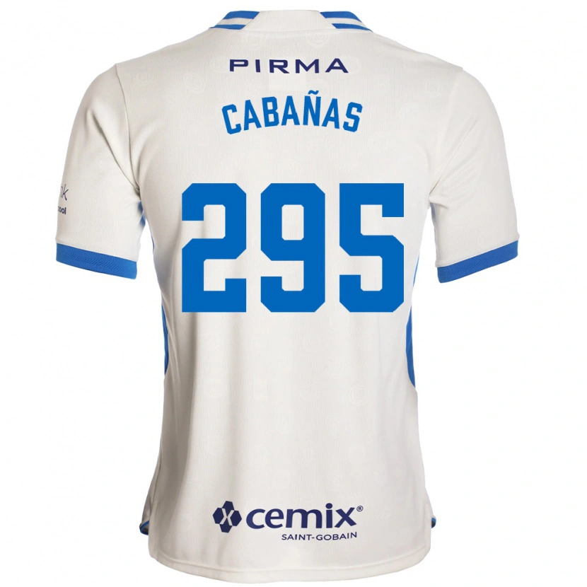 DanxenメンズDiego Cabañas#295白青赤アウェイシャツ2026/27ジャージーユニフォーム