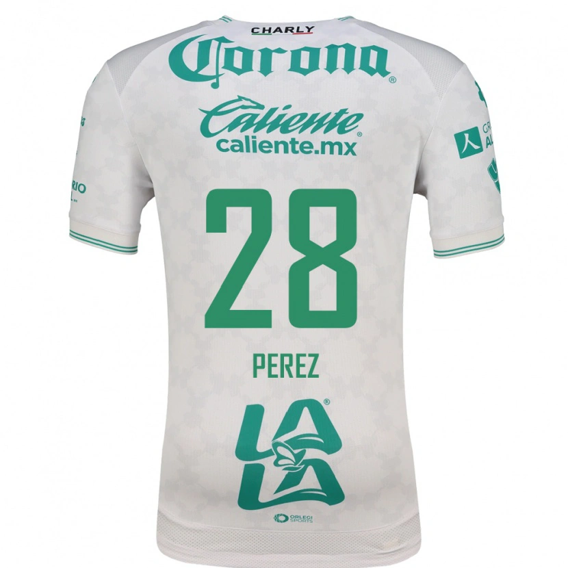 DanxenメンズGeovanni Pérez#28薄緑白アウェイシャツ2026/27ジャージーユニフォーム